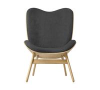 Fauteuil A Conversation Piece haut oak base