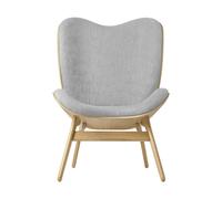 Fauteuil A Conversation Piece haut oak base