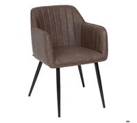 Atmosphera - Fauteuil à dîner visoca Marron