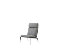 Fauteuil à Dossier Haut Muno LN16 Noir Chaud /Hallingdal 0126