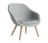 Fauteuil About a Lounge Chair AAL 82 water-based black lacquered oak base