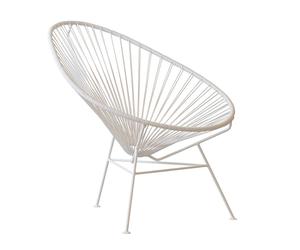 Fauteuil Acapulco Classic structure blanc powder coated steel base