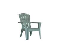 Fauteuil Adirondack Résine Injectée Vert Laguna, 1 Personnes