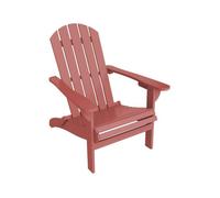 sweeek - Fauteuil Adirondack Terracotta en Bois d'acacia avec accoudoirs KERINA. Plusieurs Coloris. 90 x 71 x 91.5 cm