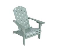 sweeek - Fauteuil Adirondack Vert de Gris en Bois d'acacia avec accoudoirs KERINA. Plusieurs Coloris. 90 x 71 x 91.5 cm