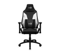 Aerocool Fauteuil de jeu Admiral – Coussins rembourrés, Air Tech – Noir/Blanc
