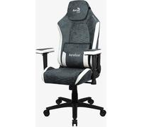 Fauteuil - Aerocool - Crown - AeroSuede - Bleu/Gris - Réglable en hauteur - Avec accoudoirs
