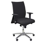 Fauteuil Albacete confiant en cuir noir jusqu'à 160 kg