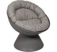 Fauteuil Athos gris - Amadeus - Gris - Plastique Gris G