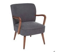 Fauteuil - ATMOSPHERA - Chiara - Tissu - Gris - 1 place - Élégance Chic
