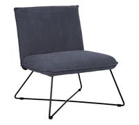 Fauteuil En Velours Moana Gris Atmosphera