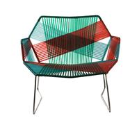 Fauteuil avec accoudoirs Tropicalia frame stainless steel