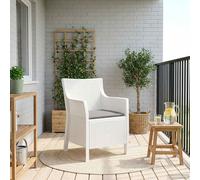 Fauteuil avec coussin PP moderne Chaise jardin Assises patio Balcon vidaXL vidaX