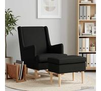 Fauteuil avec pouf 2 pc Tissu Ensemble de fauteuils Mobilier moderne vidaXL vida