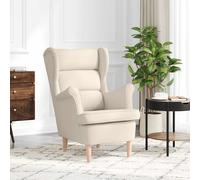 Fauteuil avec repose-pied Noir Tissu fauteuil de relaxation vidaXL