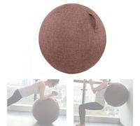 Fauteuil ballon de yoga ergonomique - Chaise de bureau avec anneau de stabilité, résistant à l'éclatement - 55 cm, 65 cm, 75 cm - Pour la maison et le bureau, soutien de la posture (D, 55 cm)