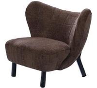Fauteuil Balthazar marron - Amadeus - Marron - Tissu Marron G