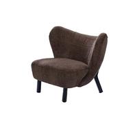 Fauteuil Balthazar marron - Amadeus - Marron - Tissu Marron G