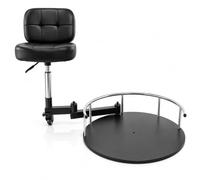Fauteuil Barbier Professionnel 360° Pivotant, Chaise Coiffeur Réglable,Fauteuil de Coiffure Robuste et Confortable, idéal pour Barbiers, Salons Professionnels et espaces de Grooming