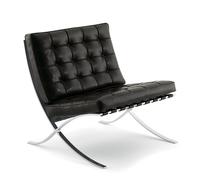 Fauteuil Barcelona Knoll International, Designer Ludwig Mies van der Rohe, 77x75x77 cm