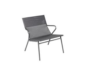 Fauteuil Bas Assise Grand Confort - Vence - - Gris Obsidian - Lafuma Mobilier
