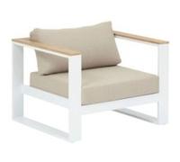 Hespéride - Fauteuil Salon Empéria Blanc en Aluminium traité en epoxy