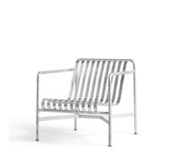 Fauteuil de jardin dossier bas Palissade galvanisé WxHxD 73x70x81cm