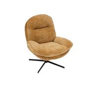 Fauteuil bas pivotant Stelan ambre