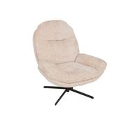 Fauteuil bas pivotant Stelan beige
