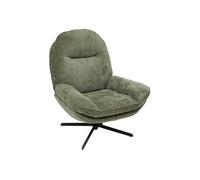 Fauteuil bas pivotant Stelan vert cèdre