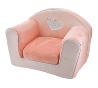Fauteuil - Chaise - Bebe - Enfant club convertible Lapinou - Rose - 42 x 55 cm