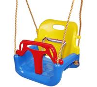 Fauteuil Bébé Siège Evolutif Balançoire Enfant 3 en 1 Balançoire de Jardin pour Bébé Balançoire avec Ceinture de Sécurité à l'in