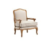 Fauteuil bergère en tissu MAHAUX - Beige