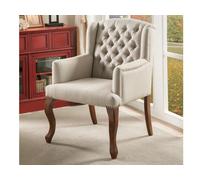 Fauteuil bergère en tissu PARUNA - Beige