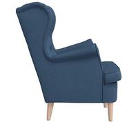 Fauteuil bleu 74x84x100 cm tissu_2 ans garantie_58253