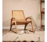 Fauteuil bois et cannage- rinca miel TU