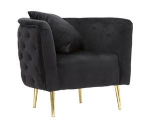 FAUTEUIL BUCAREST NOIR