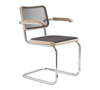 Fauteuil cantilever S 64 N Pure Materials armrest and frame oiled ash