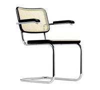 Chaise à piétement luge S 64, Designer Marcel Breuer, 83x58x61 cm