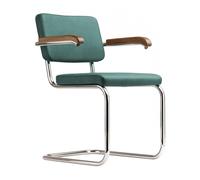 Fauteuil cantileverS 64 PV Pure Materials armrest oiled walnut