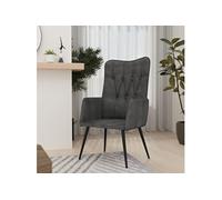 Fauteuil canvas noir