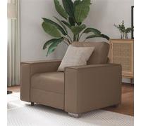 Fauteuil Vidaxl Cappuccino 59 Cm En Simili Cuir
