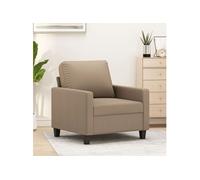 Vidaxl Fauteuil Cappuccino 60 Cm Similicuir