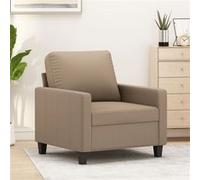 vidaXL Fauteuil, Siège avec Coussin, Chaise avec Dossier et Accoudoirs Rembourrés, Meuble de Salon Salle de Séjour, Moderne, Cappuccino Similicuir Marron https://www.fnac.com/mp49335019/vidaXL-Fauteuil-Cappuccino-60-cm-Similicuir/w-4?oref=d40c6593-2af2-3bc3-6471-9e48e610f4dc