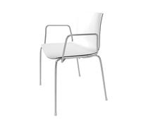 Fauteuil Catifa 46 0251 bicoloured chromé WxDxH 56.5x50.5x80cm
