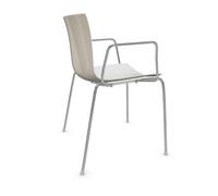 Fauteuil Catifa 46 0251 bicoloured chromé WxDxH 56.5x50.5x80cm