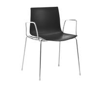 Fauteuil Catifa 46 0251 unicolore structure chromé WxDxH 56.5x50.5x80cm