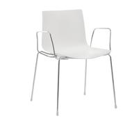 Fauteuil Catifa 46 0251 unicolore structure chromé WxDxH 56.5x50.5x80cm