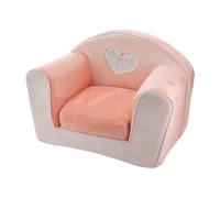 Fauteuil - Chaise - Bebe - Enfant club convertible Lapinou - Rose - 42 x 55 cm
