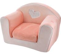 Fauteuil - Chaise - Bebe - Enfant Club Convertible Lapinou - Rose - 42 X 55 Cm